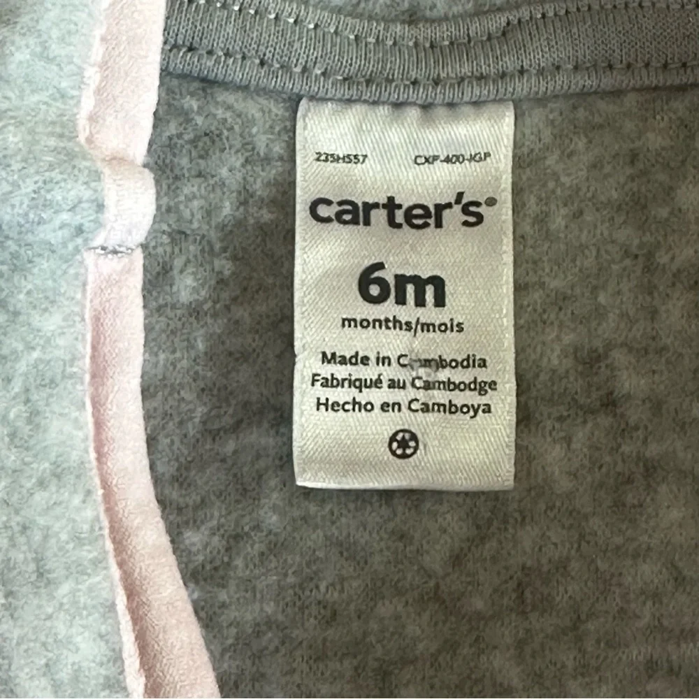 Carters Sweater with Hood.